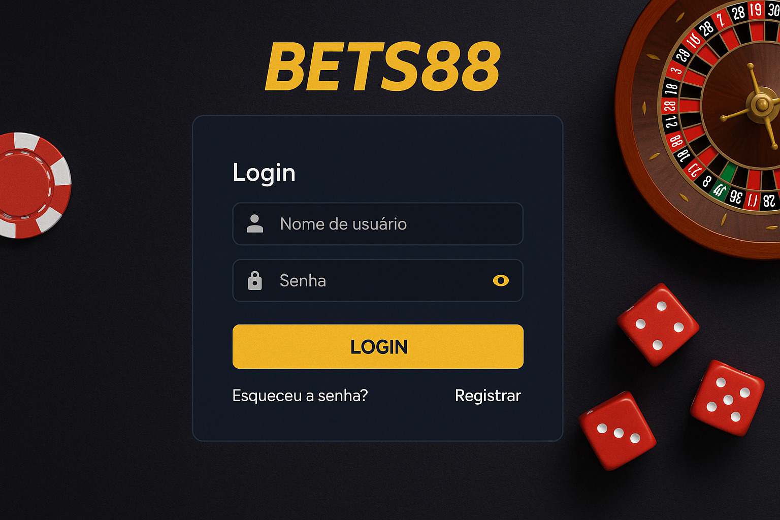 Não Perca tempo, o rRgistro na site BETS88